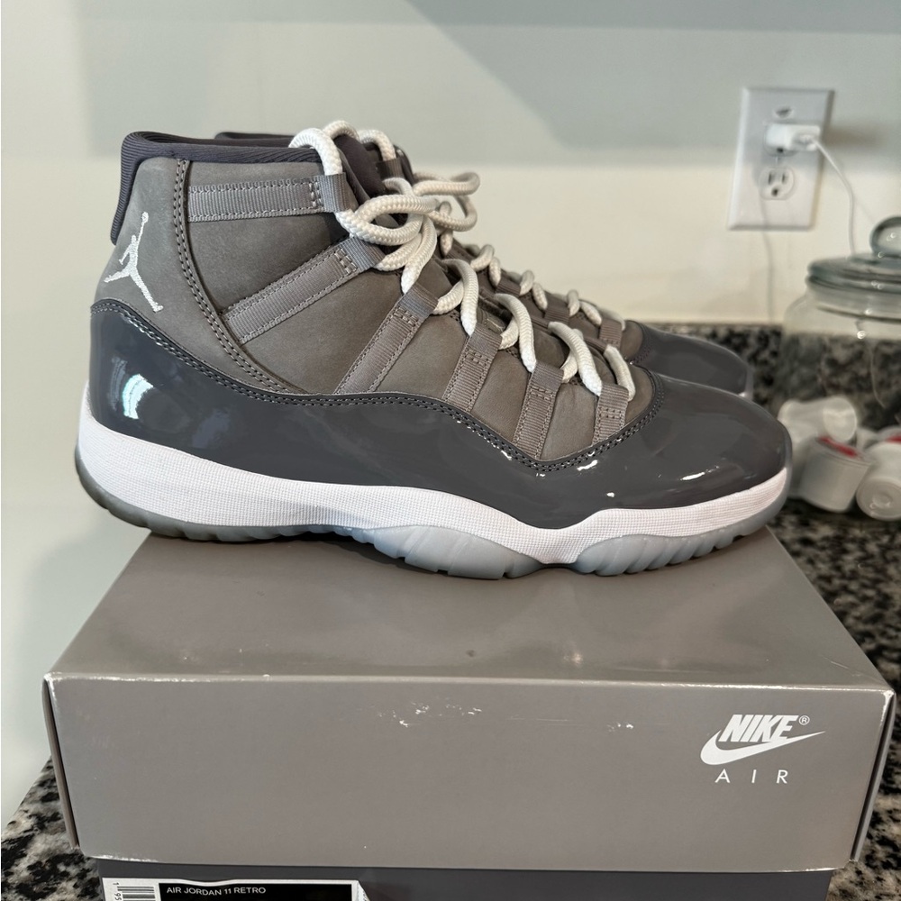 Nike Air Jordan Retro Gray and White Sneakers